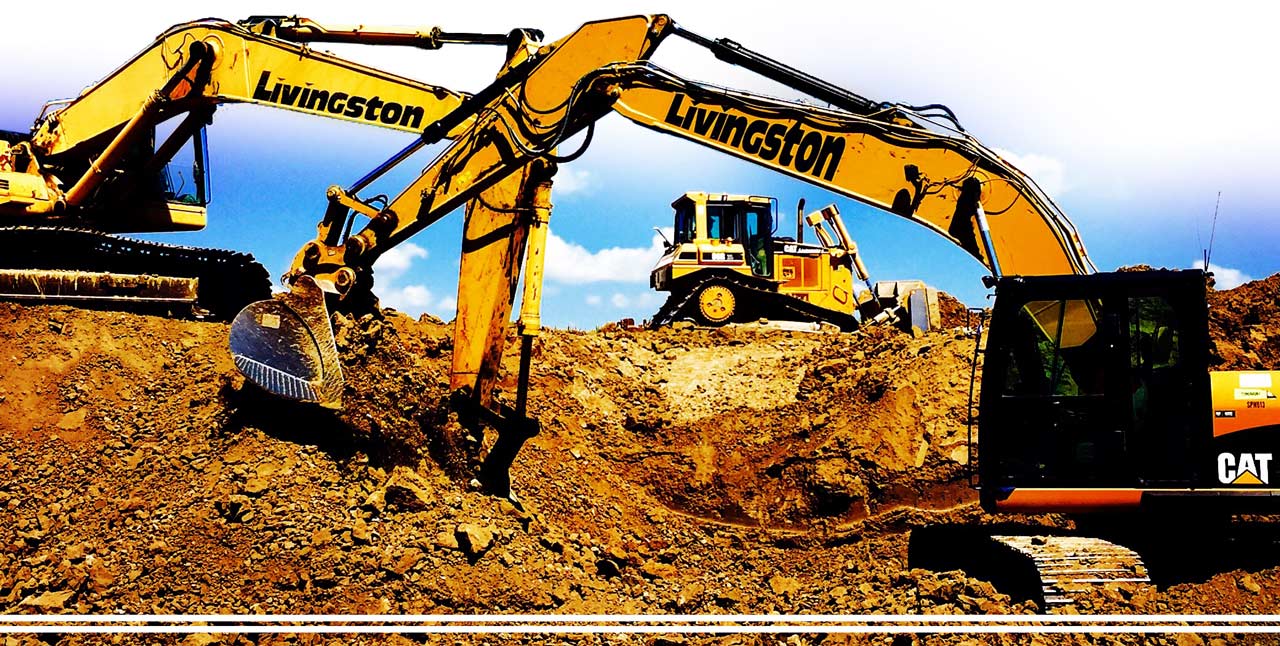 Livingston Excavating & Trucking equipment